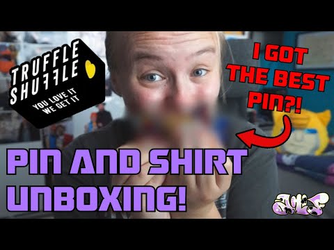 Unboxing Transformers pins and t-shirt from Truffleshuffle!