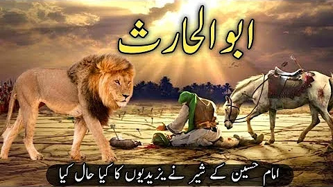 The story of Imam Hussain's lion - abu al haris kon tha - 10 muharram ul haram - karbala ka waqia