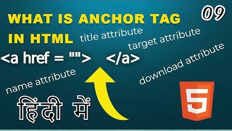 Anchor tag - download & name attribute in anchor tag || download attribute not working in html
