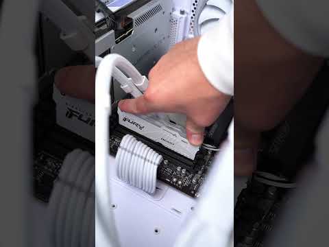 I’ve upgraded my PC with 64gb of @kingston #DDR5. These FURY Beast modules look sick in white 🤩