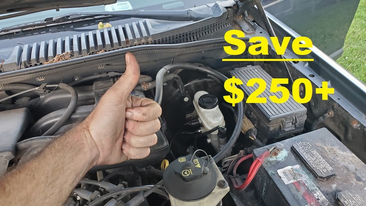 2003 Ford Explorer How to Replace Master Brake Cylinder Brake Pedal