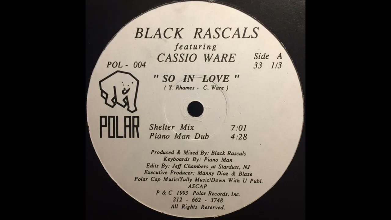 Black Rascals ft Cassio Ware - So In Love (Shelter Mix) HQ