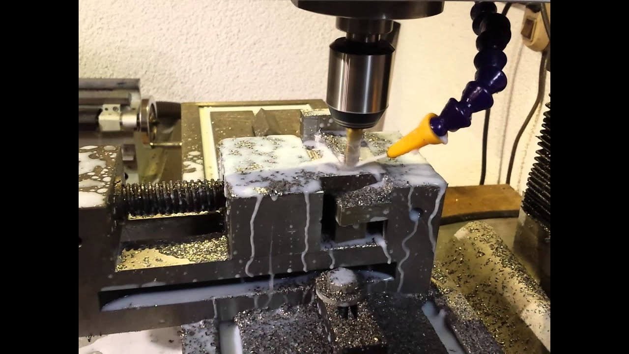 BF20 CNC mild steel milling 2 - YouTube