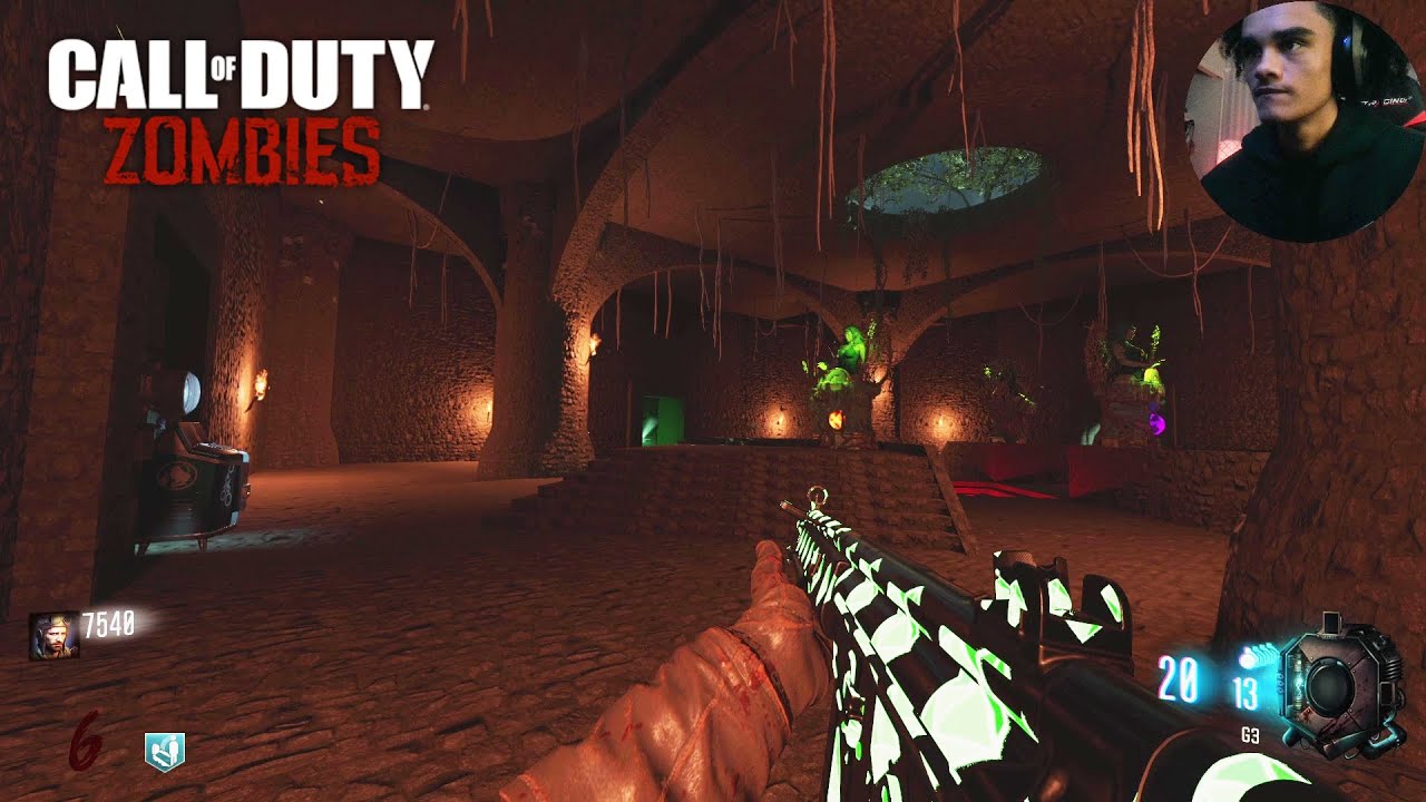Escape The Curse of The Temple Call of Duty Zombies - YouTube
