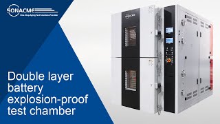Double layer battery explosion proof test chamber-Application field