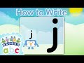 @Alphablocks - Learn How to Write the Letter J | Straight Line | How to Write App