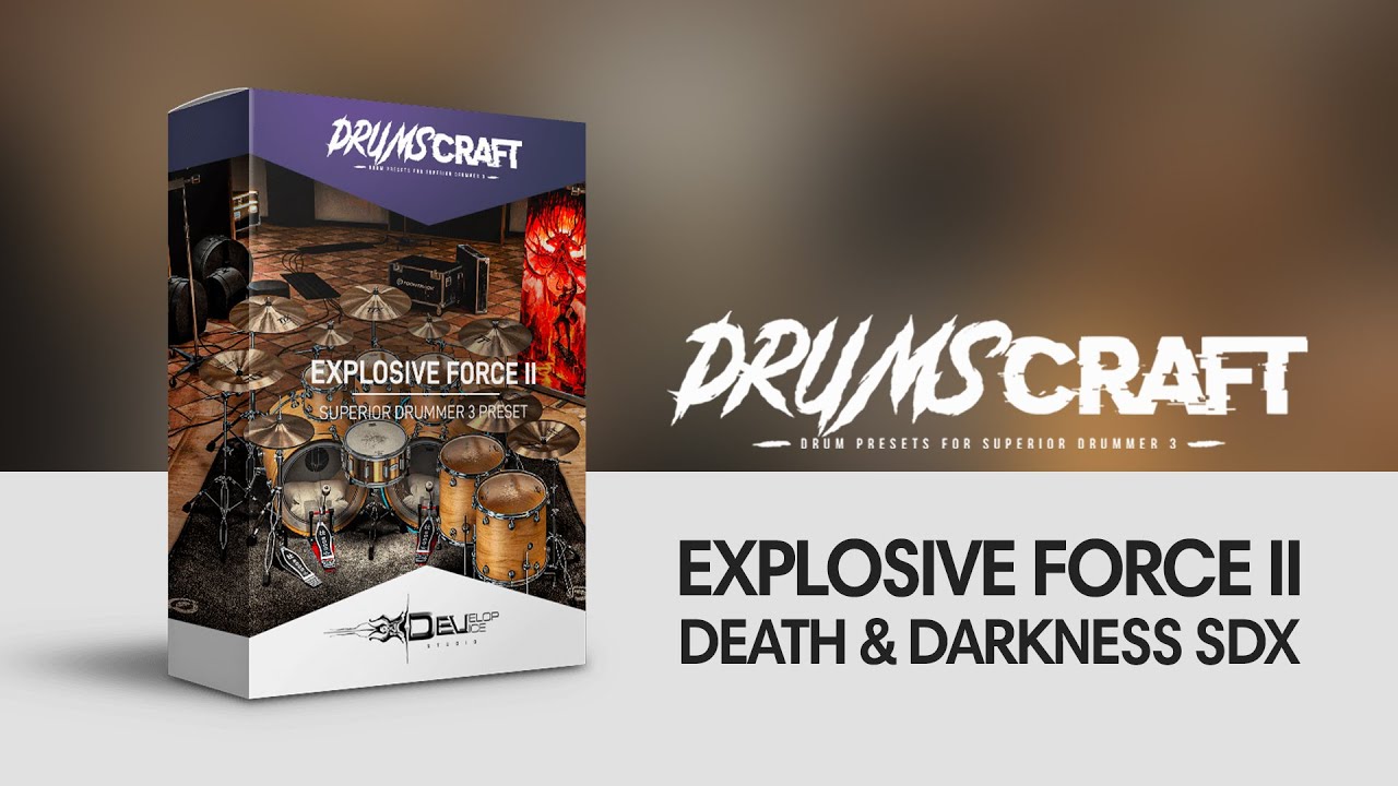 Superior Drummer 3 Preset Bundle for Death & Darkness SDX - 25 Presets