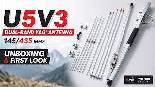 U5V3++ PORTABLE DUAL-BAND VHF/UHF HANDHELD YAGI ANTENNA FOR