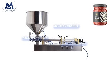 Chili Sauce Jar Filling Machine: how to fill chili sauce into jar (25-40 pcs/min)