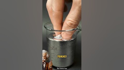 Touching Liquid Mercury?! Here’s Why It’s So Dangerous ⚠️ #shortsvideo