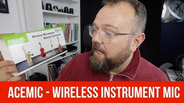Acemic Wireless Sax Mic Unboxing and Initial Review