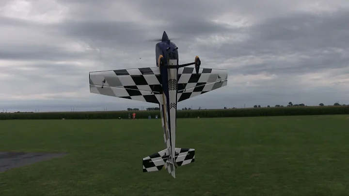 Ben Batts flying Bud Martin's plane