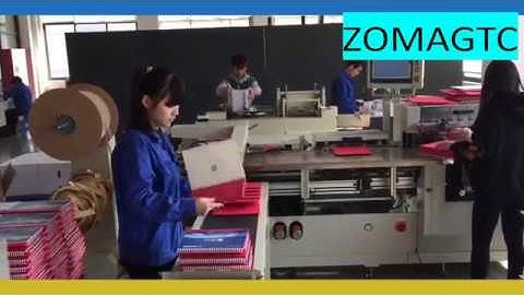 Double loop wire punching and binding machine in line