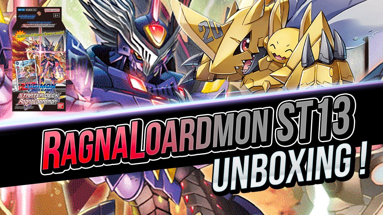 OUVERTURE ET DÉCOUVERTE du RagnaLoardmon ST13 - DIGIMON TCG [FR]