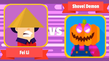 Bowmasters - Gameplay Walkthrough Part 29 - New Character Fei Li vs Shovel Demon (iOS, Android)