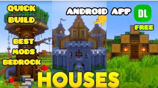 How to Build a House in Minecraft in 1 Click🏰? 🔥 Best Mod for Android App 😲 screenshot 5
