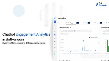 Chatbot Engagement Analytics in BotPenguin | Sessions, Users & Retention Metrics
