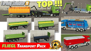 FS19 | FLIEGL Transport pack v1.2.0.0 - review