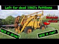 Abandoned 1960's Pettibone, will it run and drive after sitting for years.