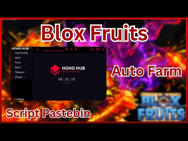 Script Blox Fruit No Key Fruit Rain & Auto Farm🔥 MOBILE/PC