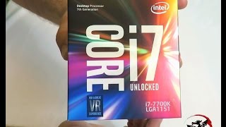 Unboxing and Overview of the Intel Core i7 7700K Kaby Lake processor