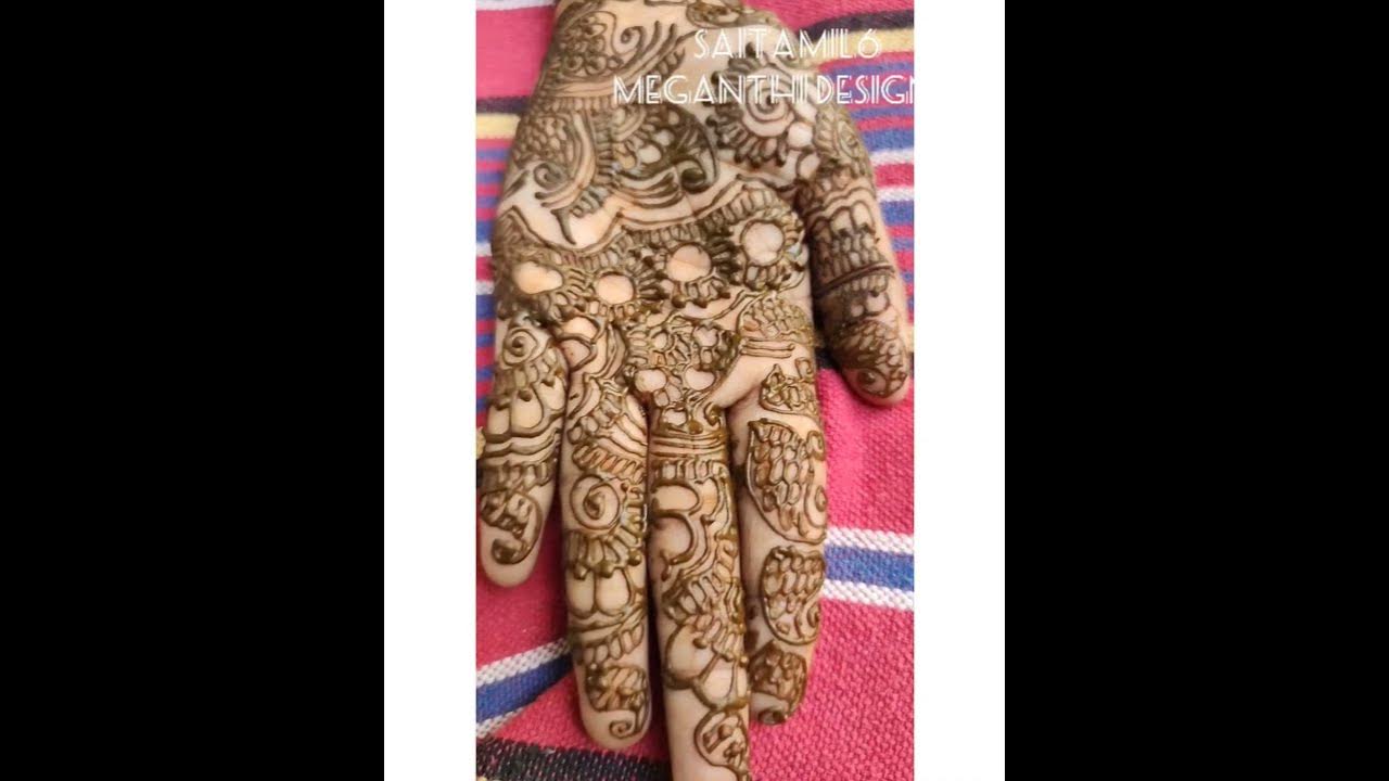 Full hand amazing beautiful meganthi design @beautifulmeganthi8285