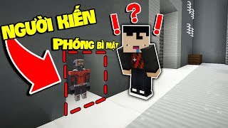 MỞ KHÓA CĂN PHÒNG BÍ MẬT TRONG MINECRAFT TRỐN TÌM NGƯỜI KIẾN - ZEROS MINECRAFT