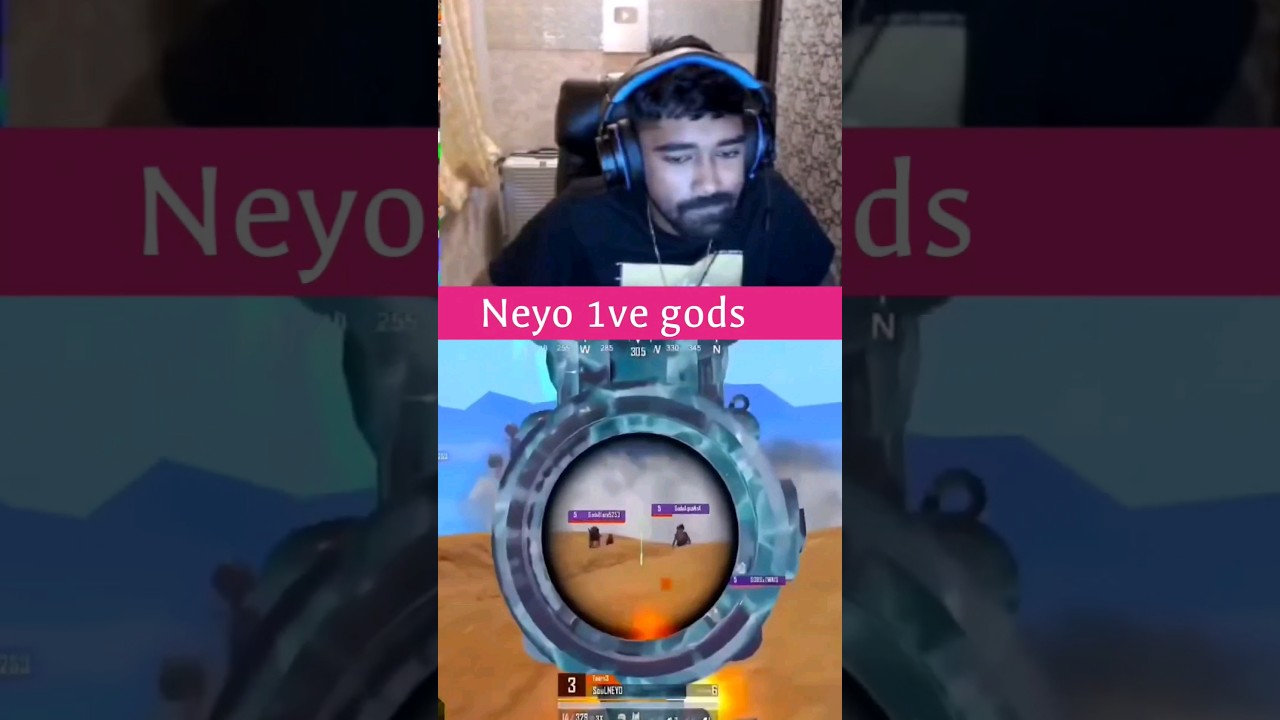 🚀SouL Neyo 1v3 🔥GodL Neyoo View'🔥 