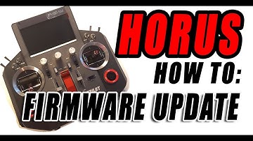 Frsky HORUS : How to update your FrOS FIRMWARE