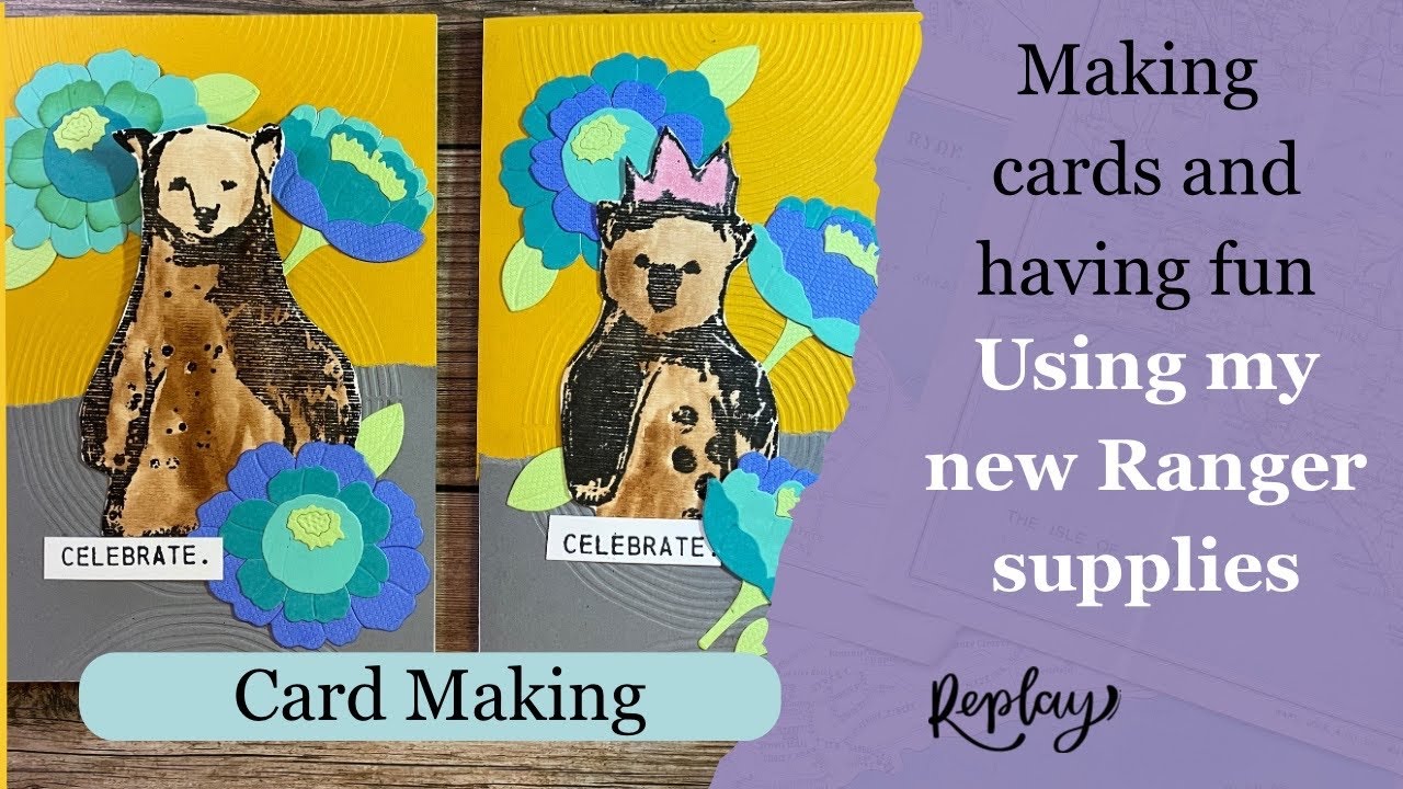 Sleepy Ranger Card.pdf Making cards and having fun 🤩 Some new Ranger goodies - YouTube