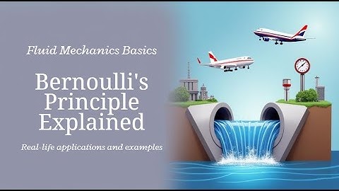 How Water Flows: Bernoulli’s Principle Explained with Real-Life Examples | Fluid Mechanics Basics