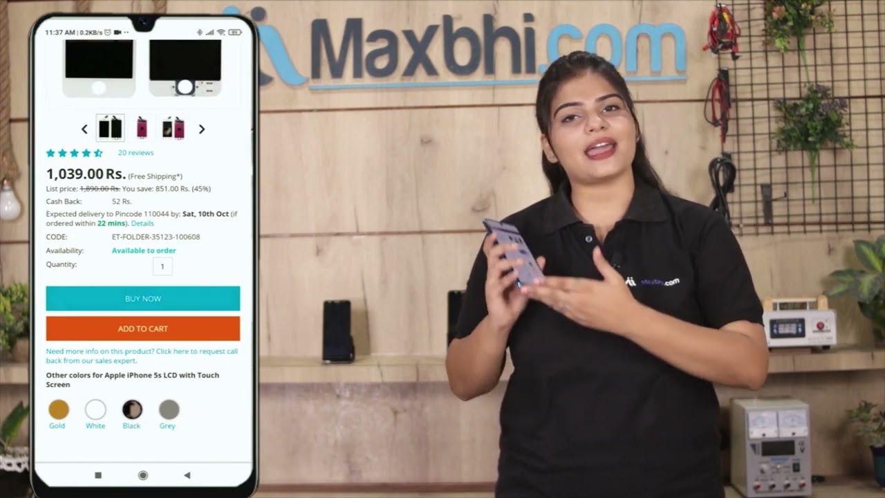 Buy Lava Z2 Display Combo Folder, Free Delivery High Quality Best Price Maxbhi