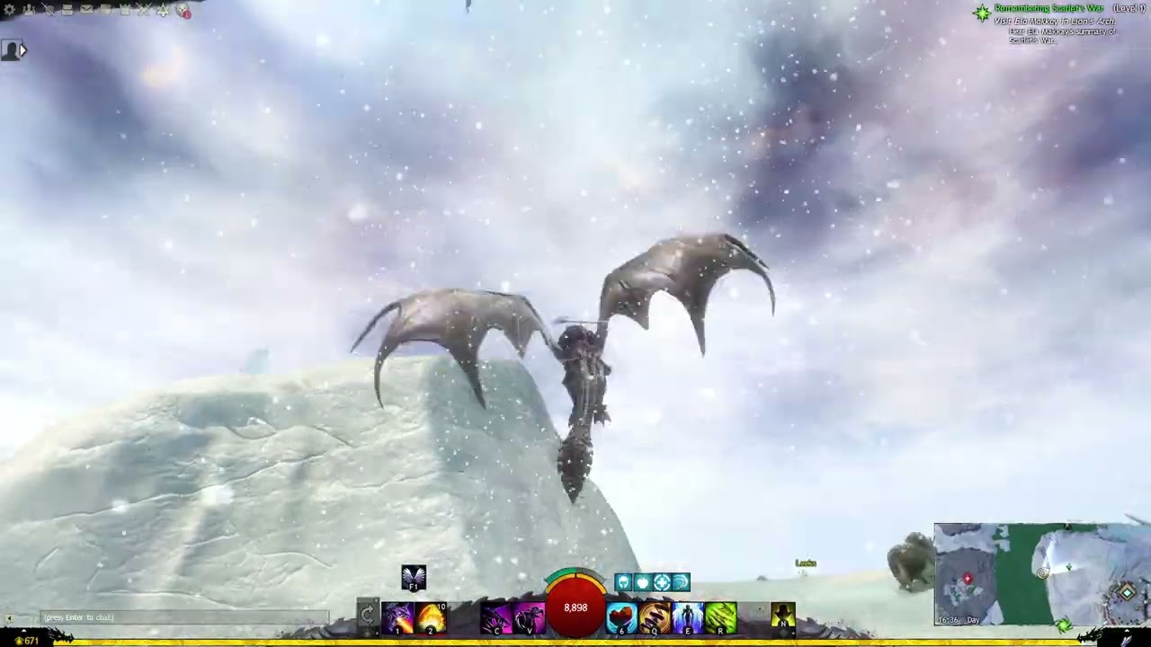 Guild Wars 2 - Completing PvE Weeklies 2026-01-12 (Shattered Ice Ruins Jumping Puzzle)