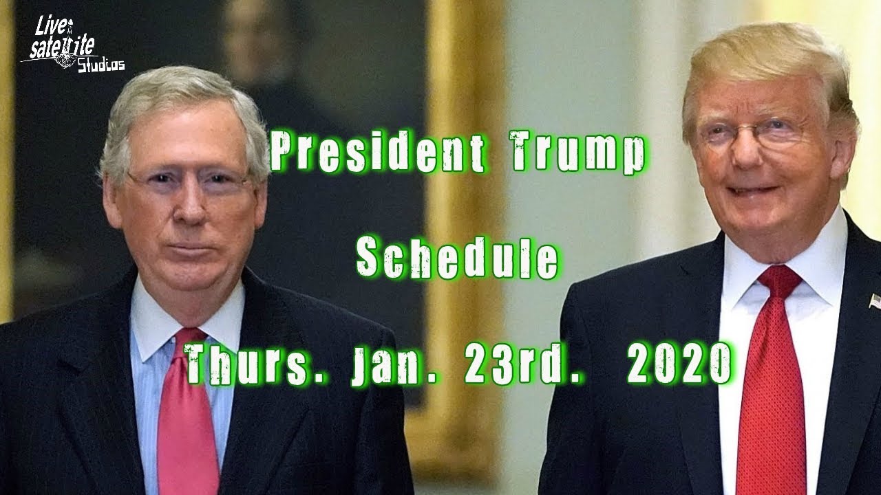 president trump daily schedule