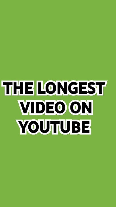 The Longest Video On Youtube 596 Hours THE LONGEST VIDEO ON YOUTUBE - 596 HOURS - YouTube