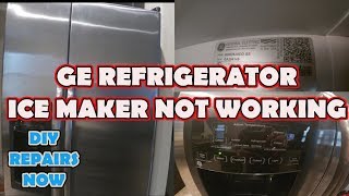 How to Fix GE Refrigerator Ice Maker NOT Working | Fridge NOT Making Any Ice | Model GSH25JSDDSS