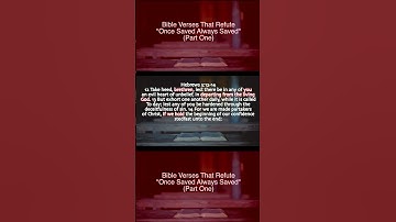 Bible Verses That Refute Once Saved Always Saved #shorts #christian #Jesus