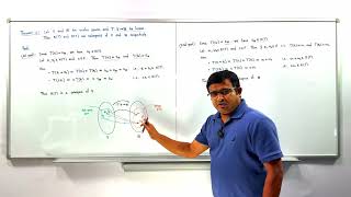 Thm 2.1: Let T: V→W be linear. Prove that N(T) and R(T) are subspaces of V and W, respectively. Thm 2.1: Let T: V→W be linear. Prove that N(T) and R(T) are subspaces of V and W, respectively.