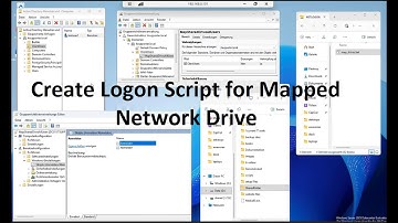 Logon script for mapped network drive