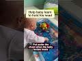 How to use inflatable water aqua mat to help baby with tummy time?