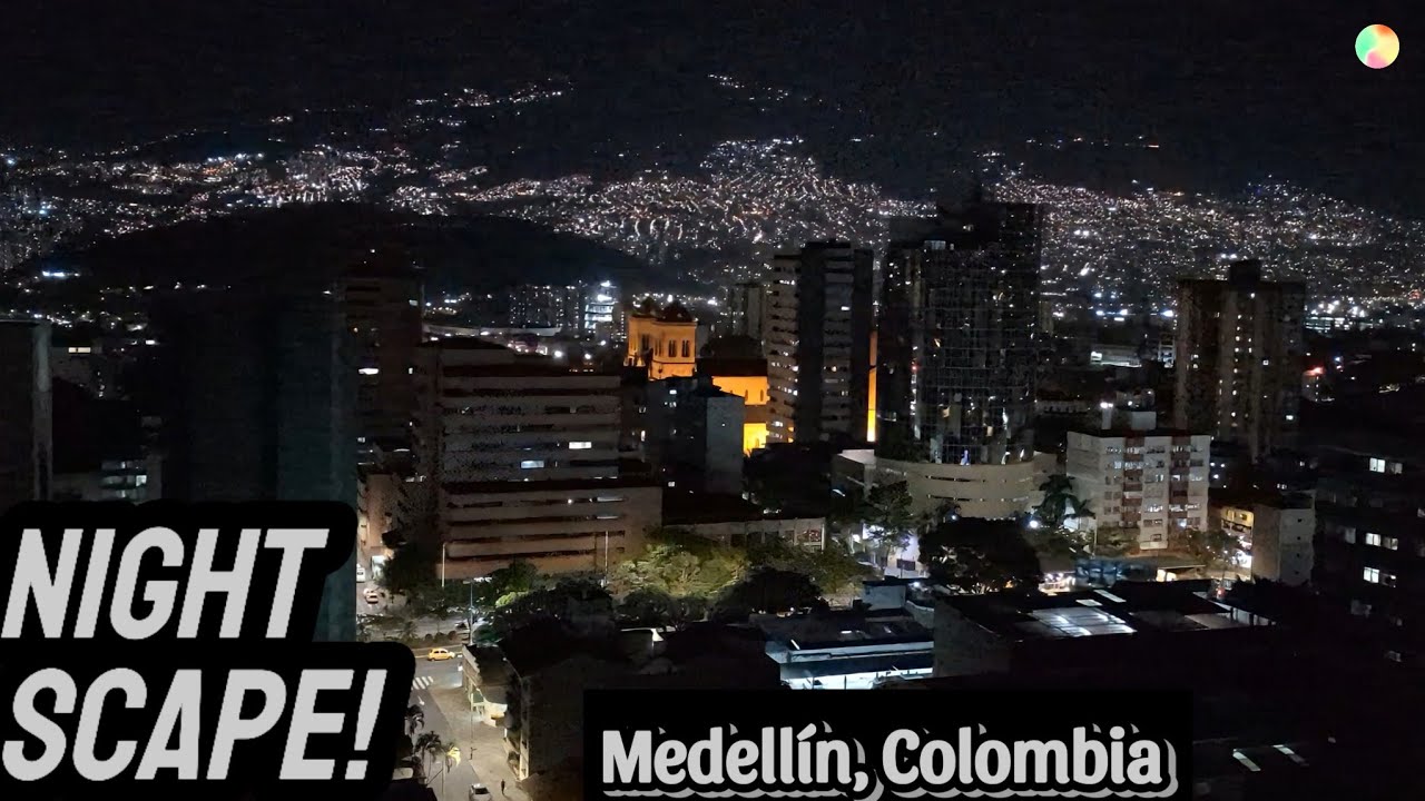LIT UP LIKE A CHRISTMAS TREE! How Does This City Look at Night? Medellín, Colombia.