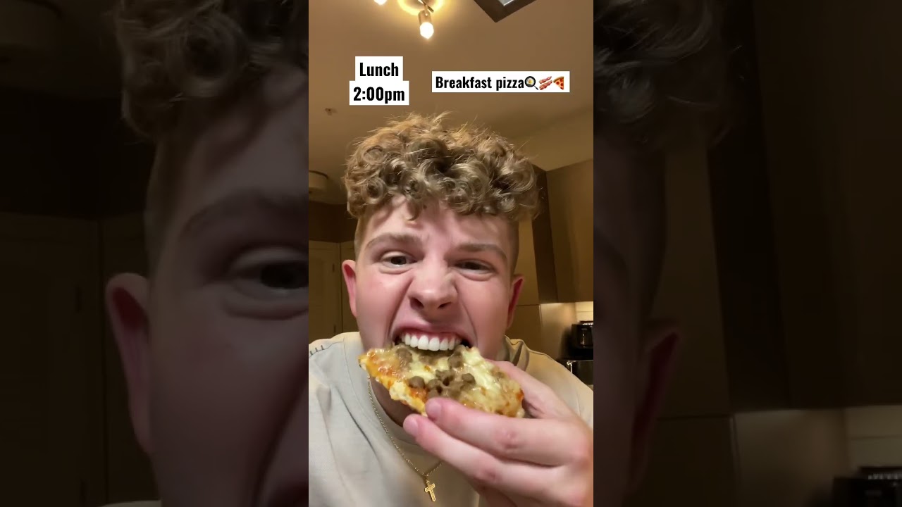 Eating school foods for the entire day! 