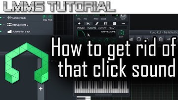 Get rid of the click (LMMS, music production DAW)