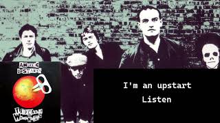 Angelic Upstarts - I&#39;m An Upstart - lyrics on screen