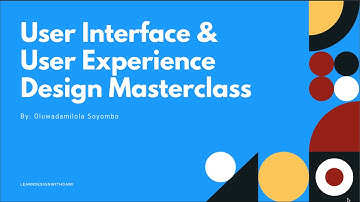 UI/UX Design From Beginner To Pro - UI/UX Design Masterclass Part 1