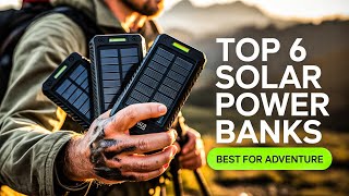 Top 6 Best Solar Power Bank For Outdoors 2026!