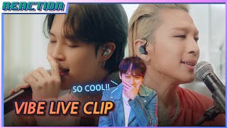 TAEYANG - 'VIBE (feat. Jimin of BTS)' LIVE CLIP [K-pop Artist Reaction]