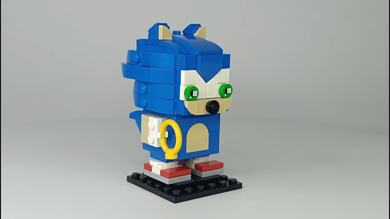 Lego BrickHeadz 40627 Sonic the Hedgehog Speed Build Review ASMR