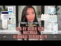 0-6 AY BEBEK İÇİN (AMERİKA’dan) ALINMASI GEREKENLER PART 1 (English subtitles) #bebekalışverişi