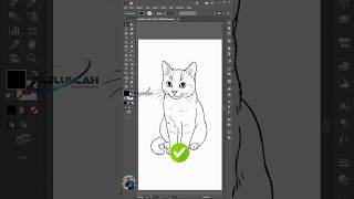 Trace Any Image in illustrator #shorts #tracer #graphicdesign #photoshop #illustration #trending